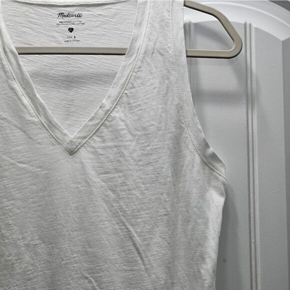 Madewell, Womens Tank Top In White. NWOT/Size Small - Picture 3 of 10